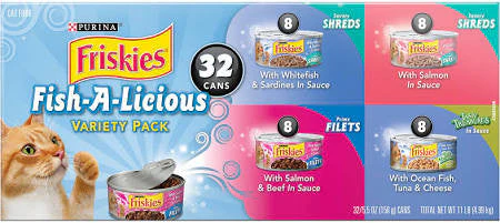 Friskies Fishalicious Variety 5.5oz 32CT {L+1} 050448 - Image 2