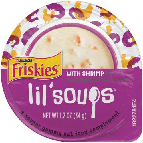 Friskies Lil' Soups Shrimp 8/1.2oz {L+1}050304 - Image 2