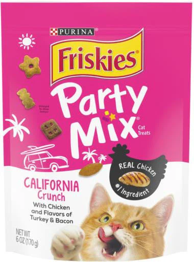 Friskies Party Mix California Dreaming Crunch 6/6z {L-1} 050782