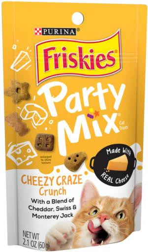Friskies Party Mix Cheese Craze 10/2.1oz {L+1}050419