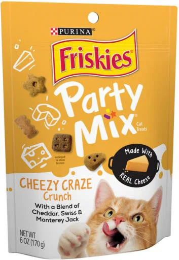 Friskies Party Mix Cheese Craze 6/6z {L-1} 050778