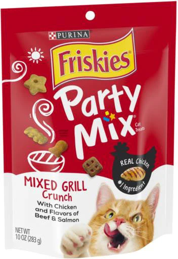 Friskies Party Mix Grilled Crunch 6/6z {L-1} 050776