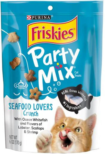 Friskies Party Mix Crunchy Seafood Lovers 6/6Z {L-1}050348 - Image 2