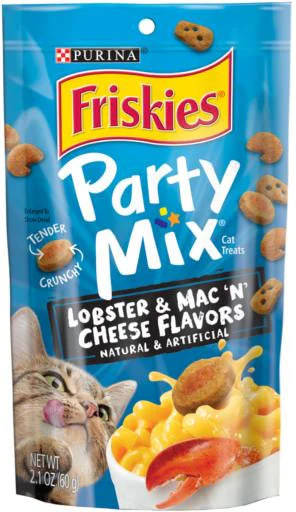 Friskies Party Mix Crunchy Lobster Mac & Cheese 10/2.1z {L-1}050342 - Image 2