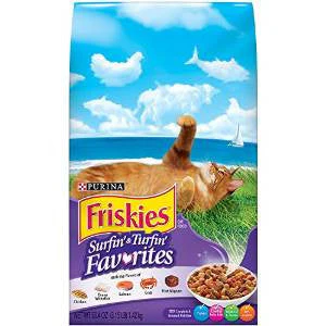 Friskies Surf and Turf Favorites Cat Food 3.15lb!{l-1} C= 050151