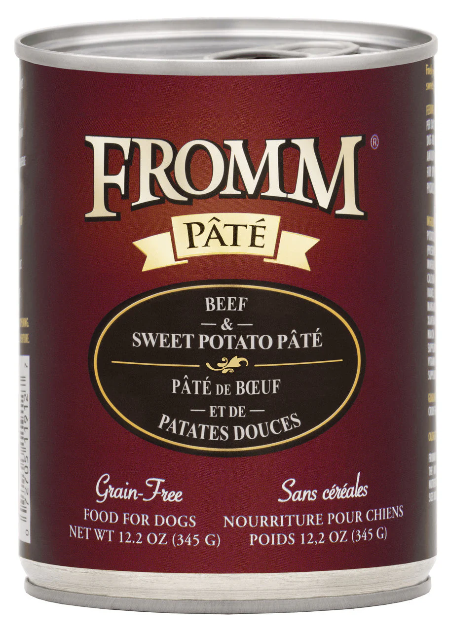 Fromm Beef & Sweet Potato Pate Canned Dog Food 12.2 oz - Image 2