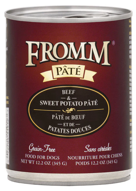 Fromm Beef & Sweet Potato Pate Canned Dog Food 12.2 oz - Image 3