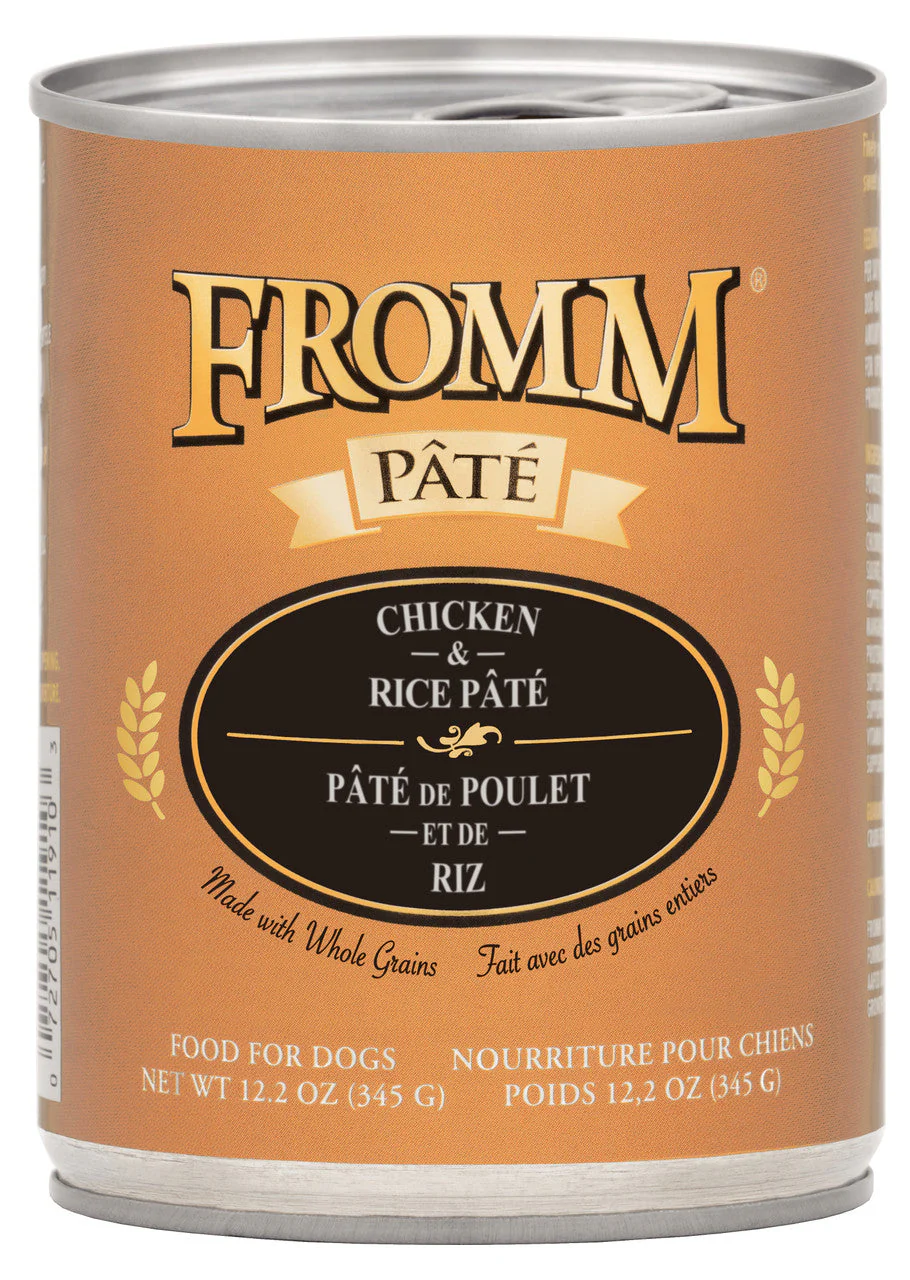 Fromm Chicken & Rice Pate Canned Dog Food 12.2 oz - Image 2