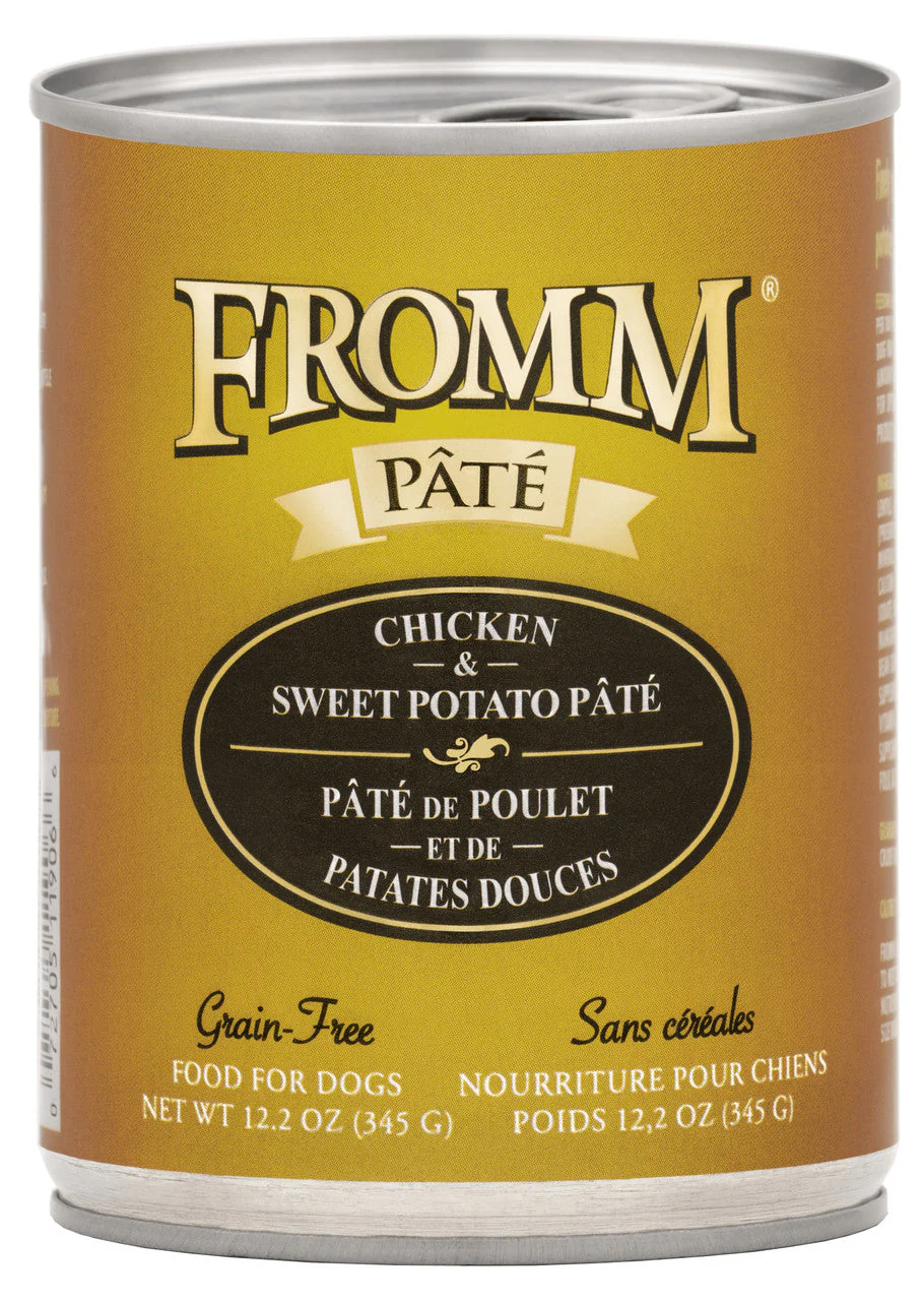 Fromm Chicken & Sweet Potato Pate Canned Dog Food 12.2 oz - Image 2