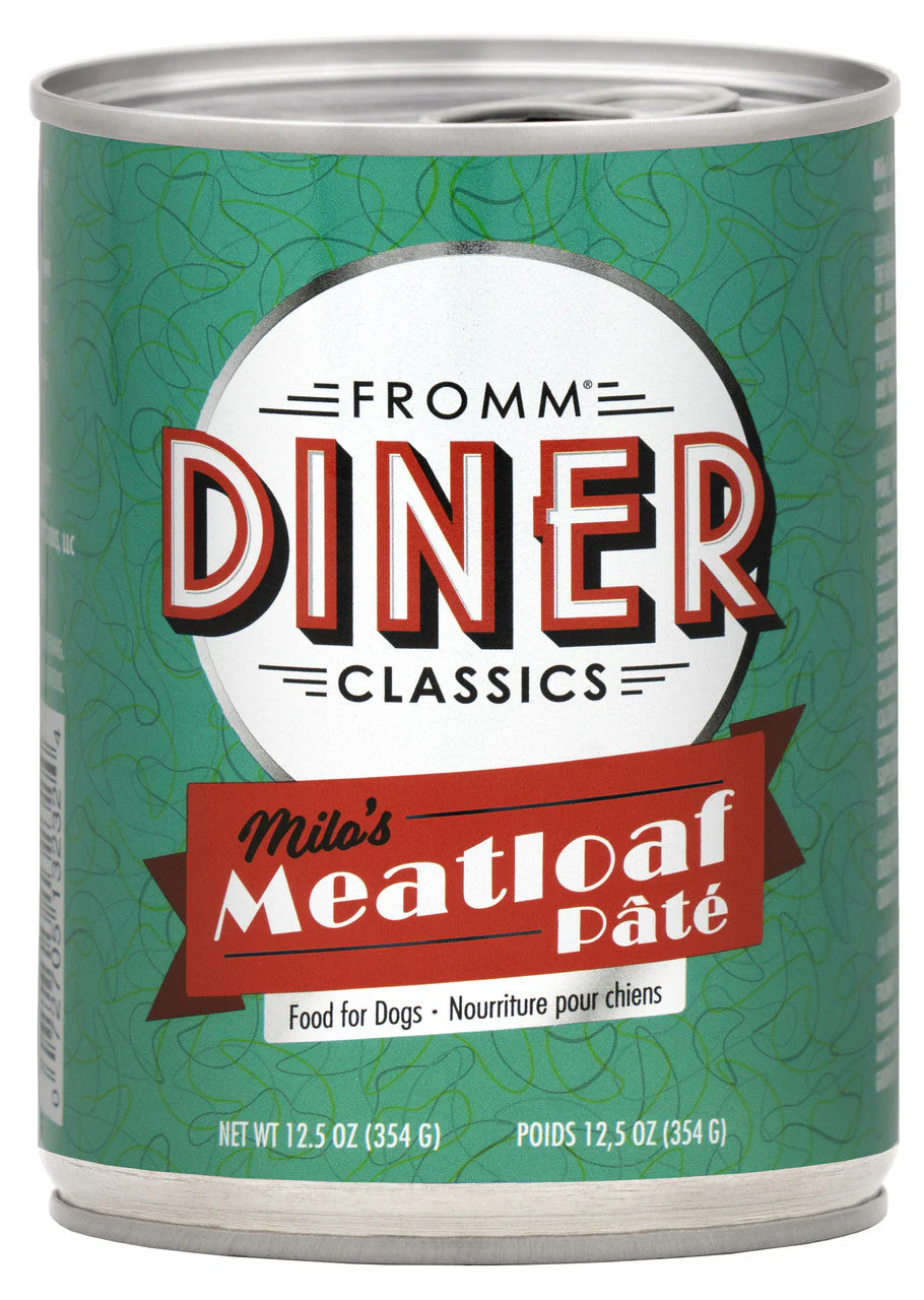 Fromm Diner Classics Milo's Meatloaf Pate Canned Dog Food 12.5 oz - Image 2