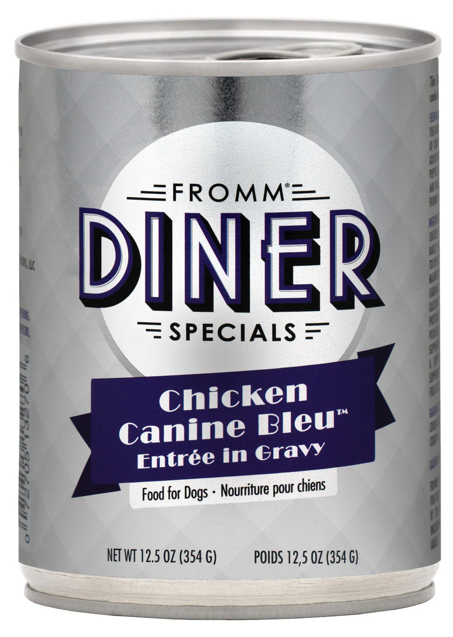 Fromm Diner Specials Chicken Canine Bleu Entree in Gravy Canned Dog Food 12.5 oz - Image 2