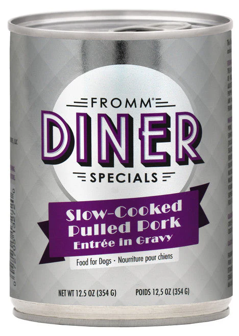 Fromm Diner Specials Slow-Cooked Pulled Pork Entree in Gravy Canned Dog Food 12.5 oz - Image 3