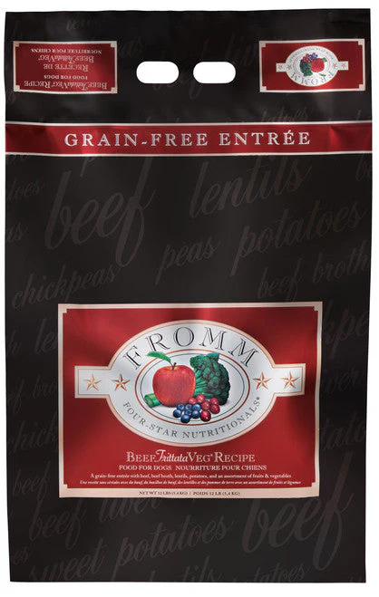 Fromm Four-Star Beef Frittata Veg Recipe Dog Food 12 lb - Image 3