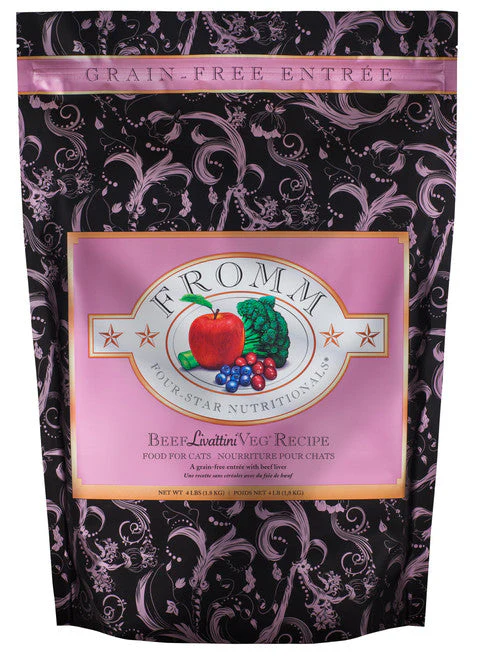 Fromm Four-Star Beef LivĀ ttini Veg Recipe Cat Food 4 lb - Image 3