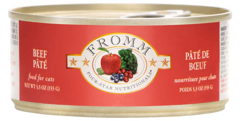Fromm Four-Star Beef Pate Canned Cat Food 5.5 oz - Image 3