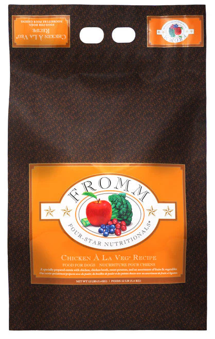 Fromm Four-Star Chicken A La Veg Recipe Dog Food 12 lb - Image 3