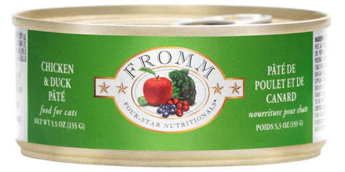Fromm Four-Star Chicken & Duck Pate Canned Cat Food 5.5 oz - Image 3
