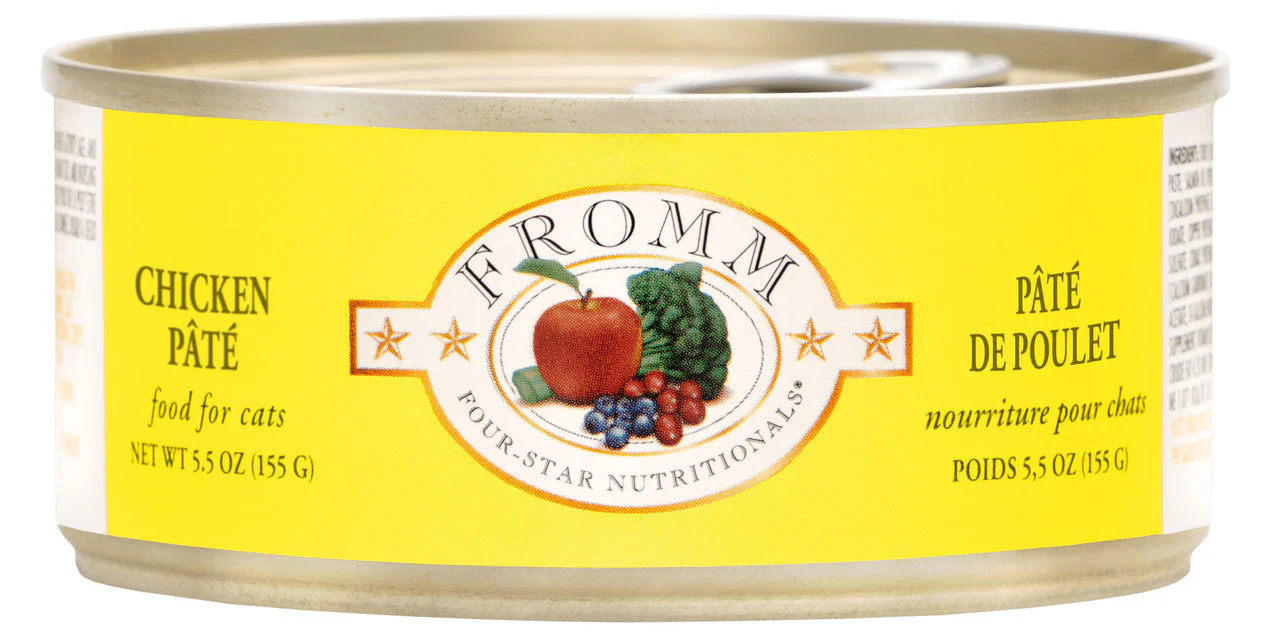 Fromm Four-Star Chicken Pate Canned Cat Food 5.5 oz - Image 2