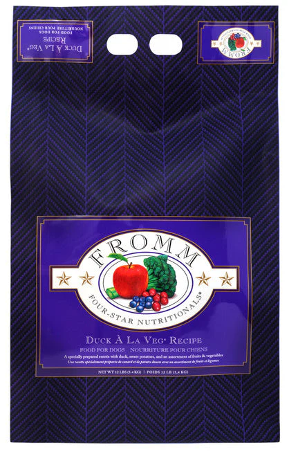 Fromm Four-Star Duck A La Veg Recipe Dog Food 12 lb - Image 3