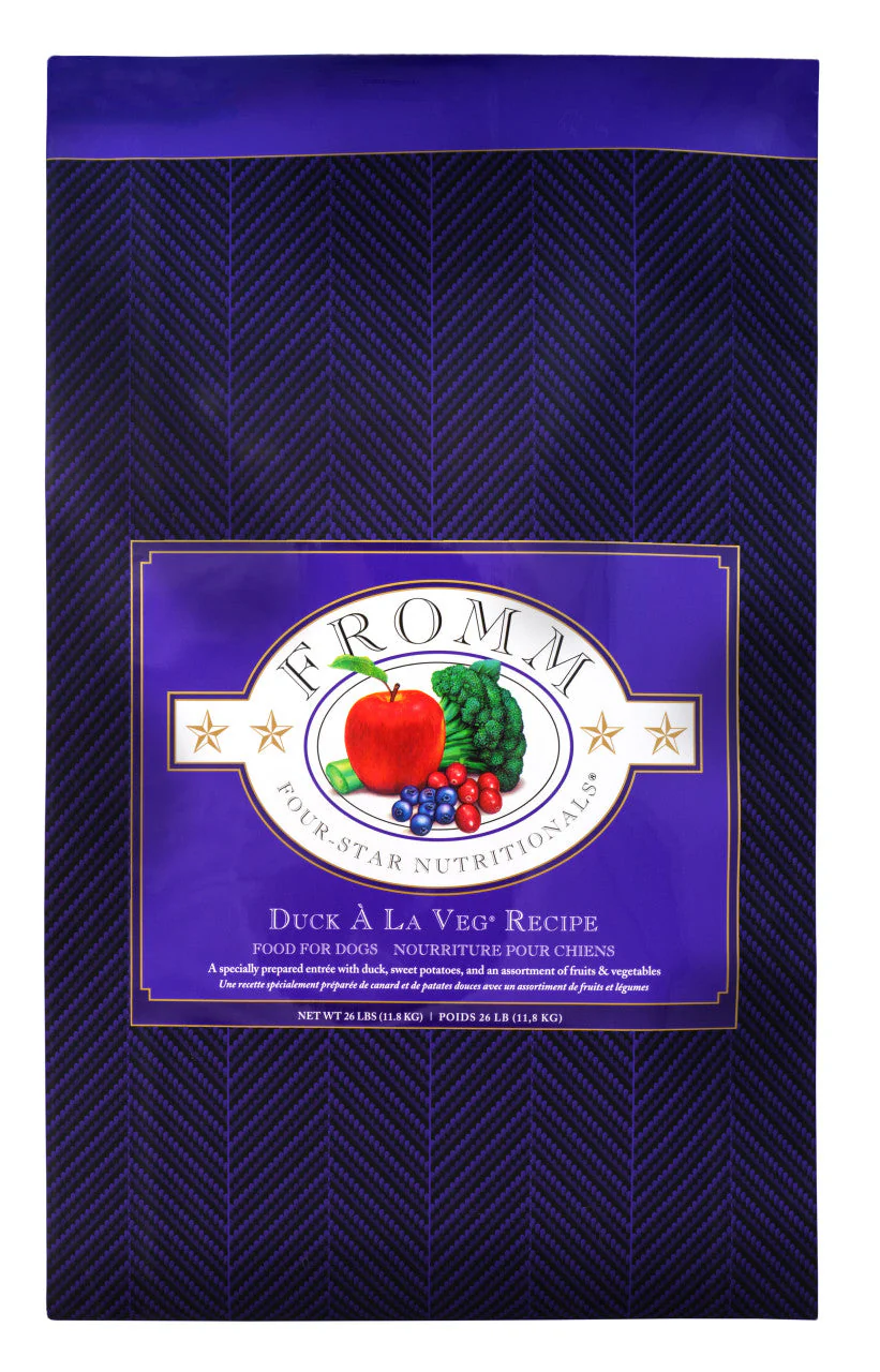 Fromm Four-Star Duck A La Veg Recipe Dog Food 26 lb - Image 2