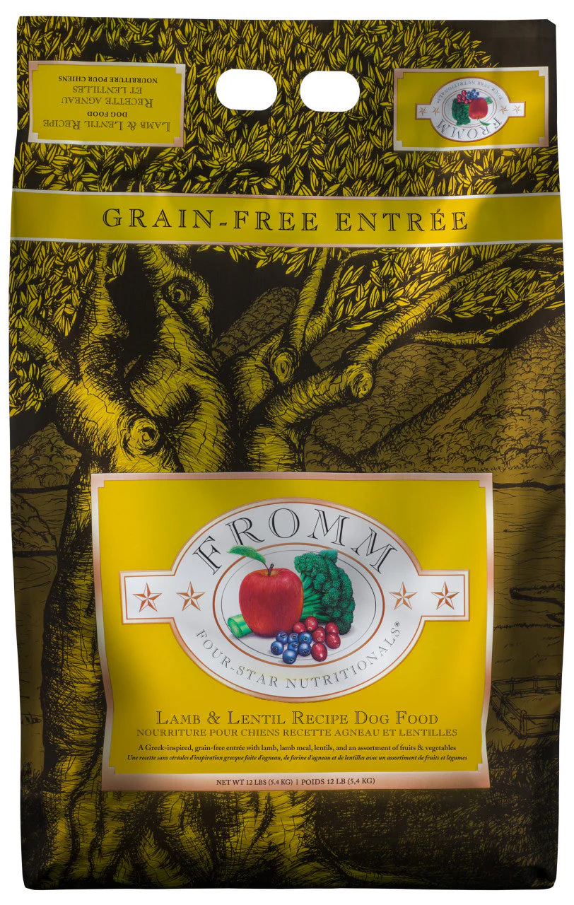 Fromm Four-Star Lamb & Lentil Recipe Dog Food 12 lb - Image 2