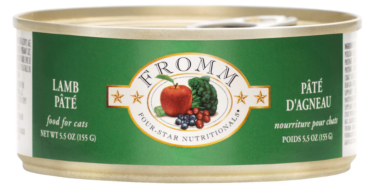 Fromm Four-Star Lamb Pate Canned Cat Food 5.5 oz