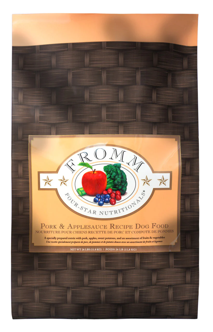 Fromm Four-Star Pork & Applesauce Recipe Dog Food 26 lb - Image 2