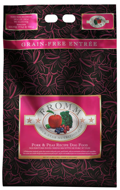 Fromm Four-Star Pork & Peas Recipe Dog Food 12 lb - Image 3