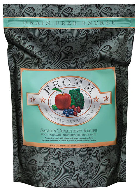 Fromm Four-Star Salmon Tunachovy Recipe Cat Food 4 lb - Image 3