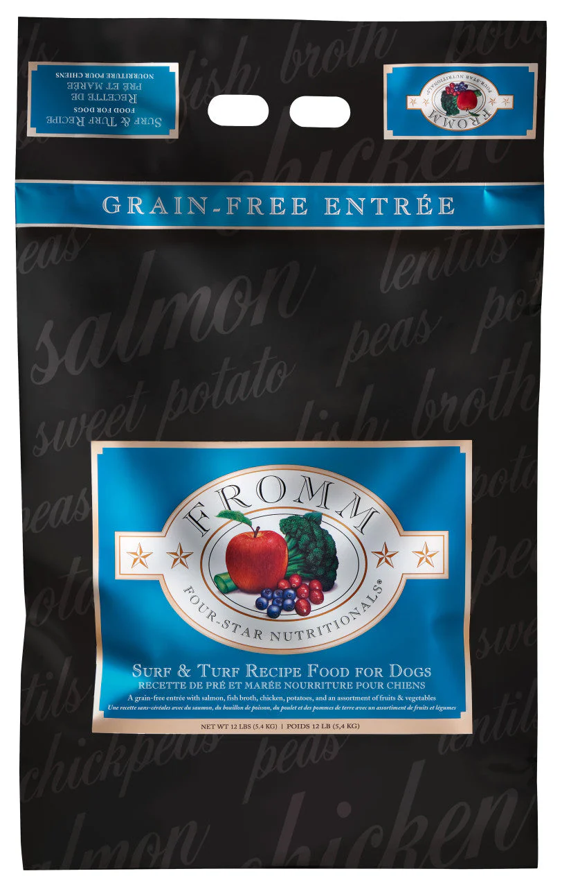 Fromm Four-Star Surf & Turf Recipe Dog Food 12 lb - Image 2