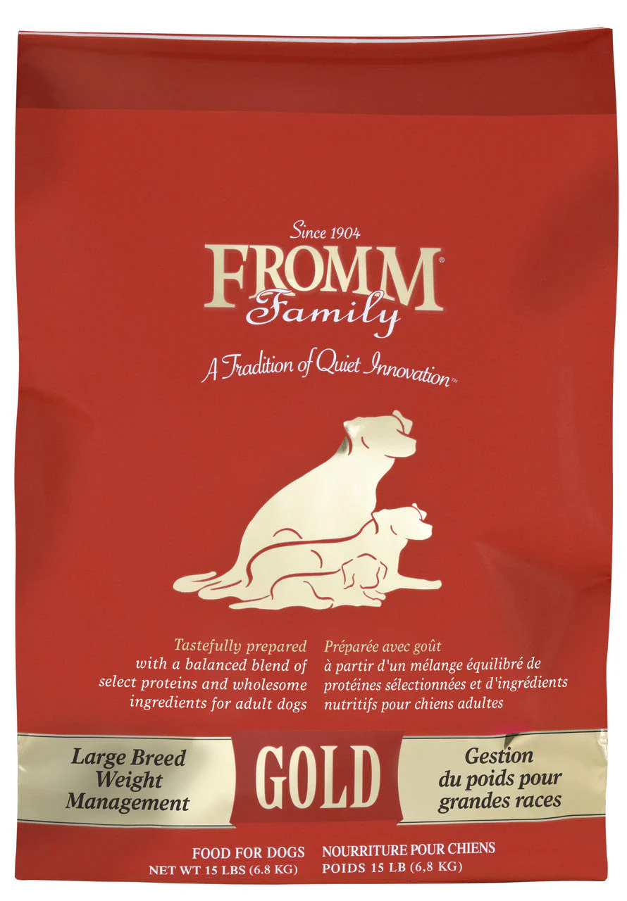 Fromm Large Breed Weight Management Gold Dog Food 15 lb - Image 2