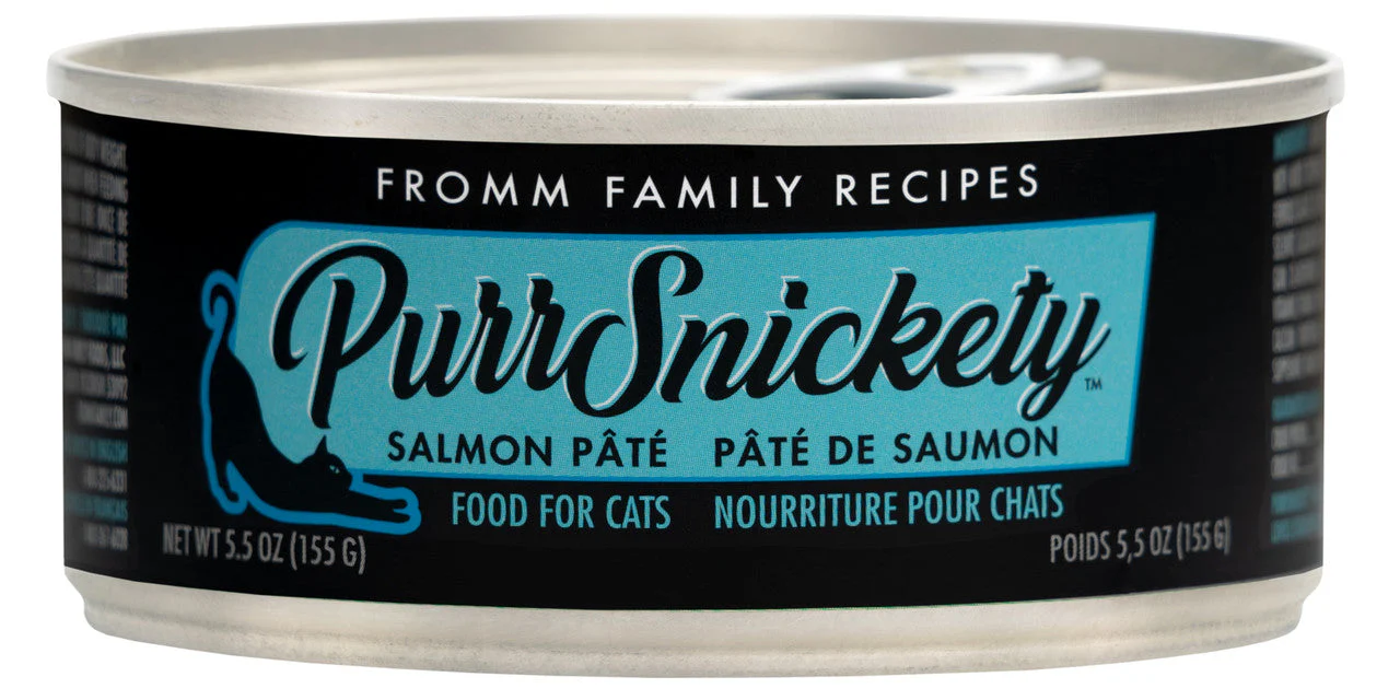 Fromm PurrSnickety Salmon Pate Canned Cat Food 5.5 oz - Image 2