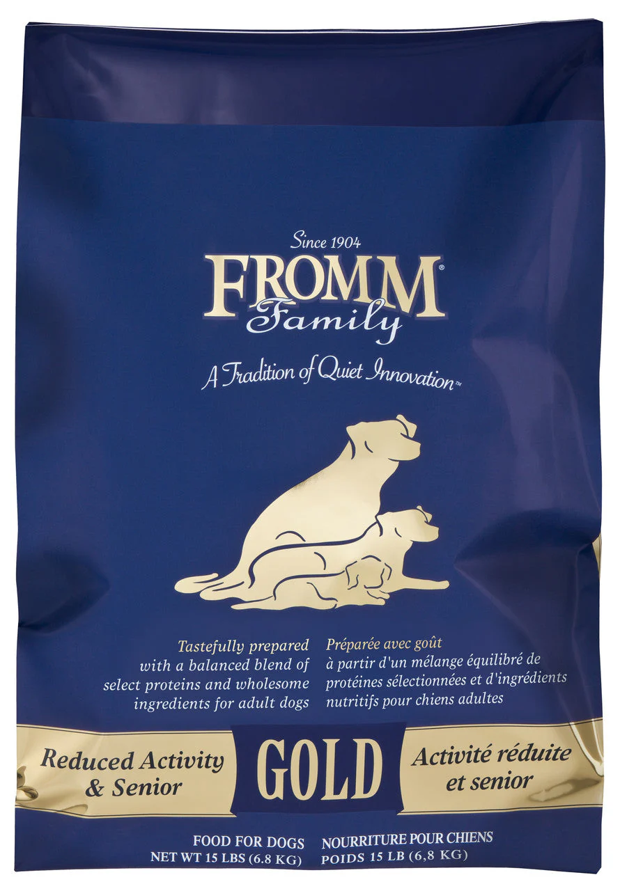 Fromm Reduced Activity & Senior Gold Dog Food 15 lb - Image 2