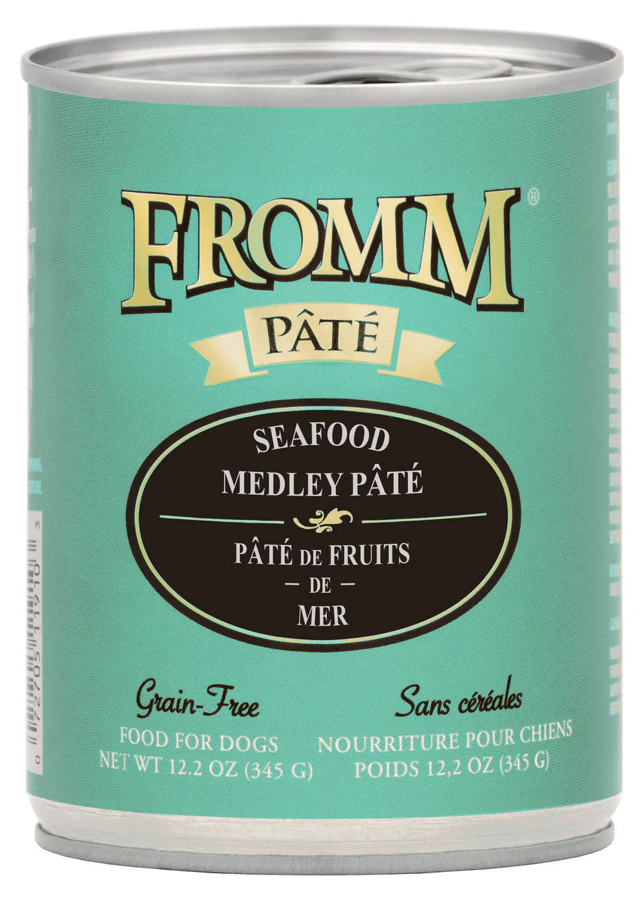 Fromm Seafood Medley Pate Canned Dog Food 12.2 oz - Image 2