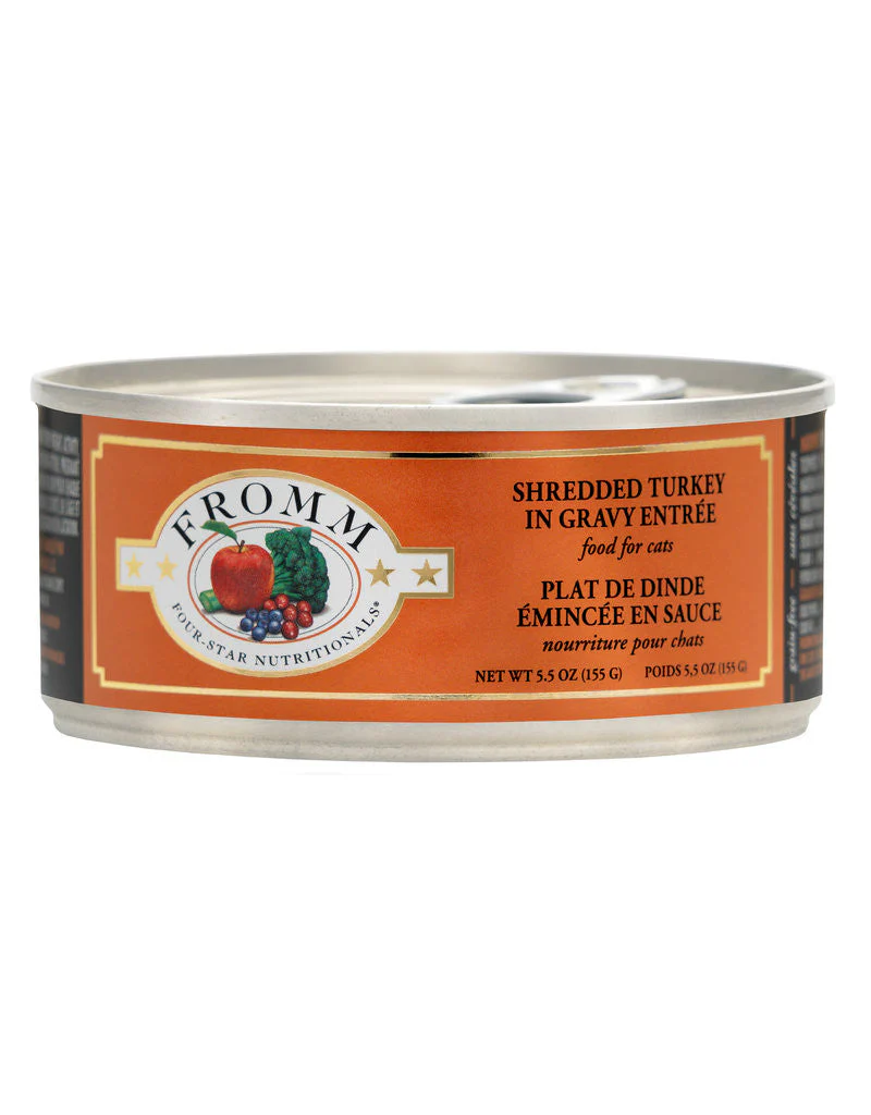 Fromm Shredded Turkey in Gravy Entree Canned Cat Food 5.5 oz - Image 2