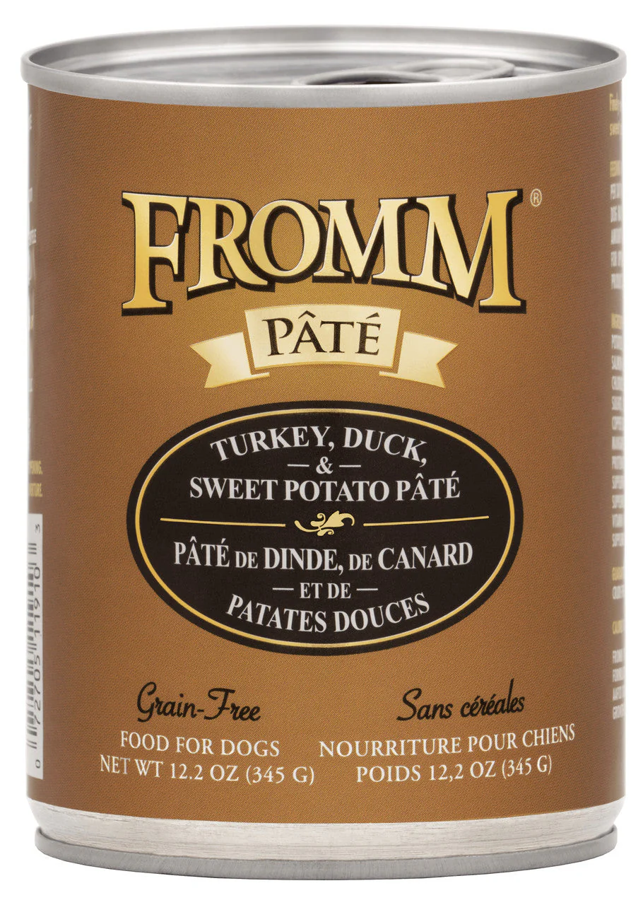 Fromm Turkey, Duck, & Sweet Potato Pate Canned Dog Food 12.2 oz - Image 2
