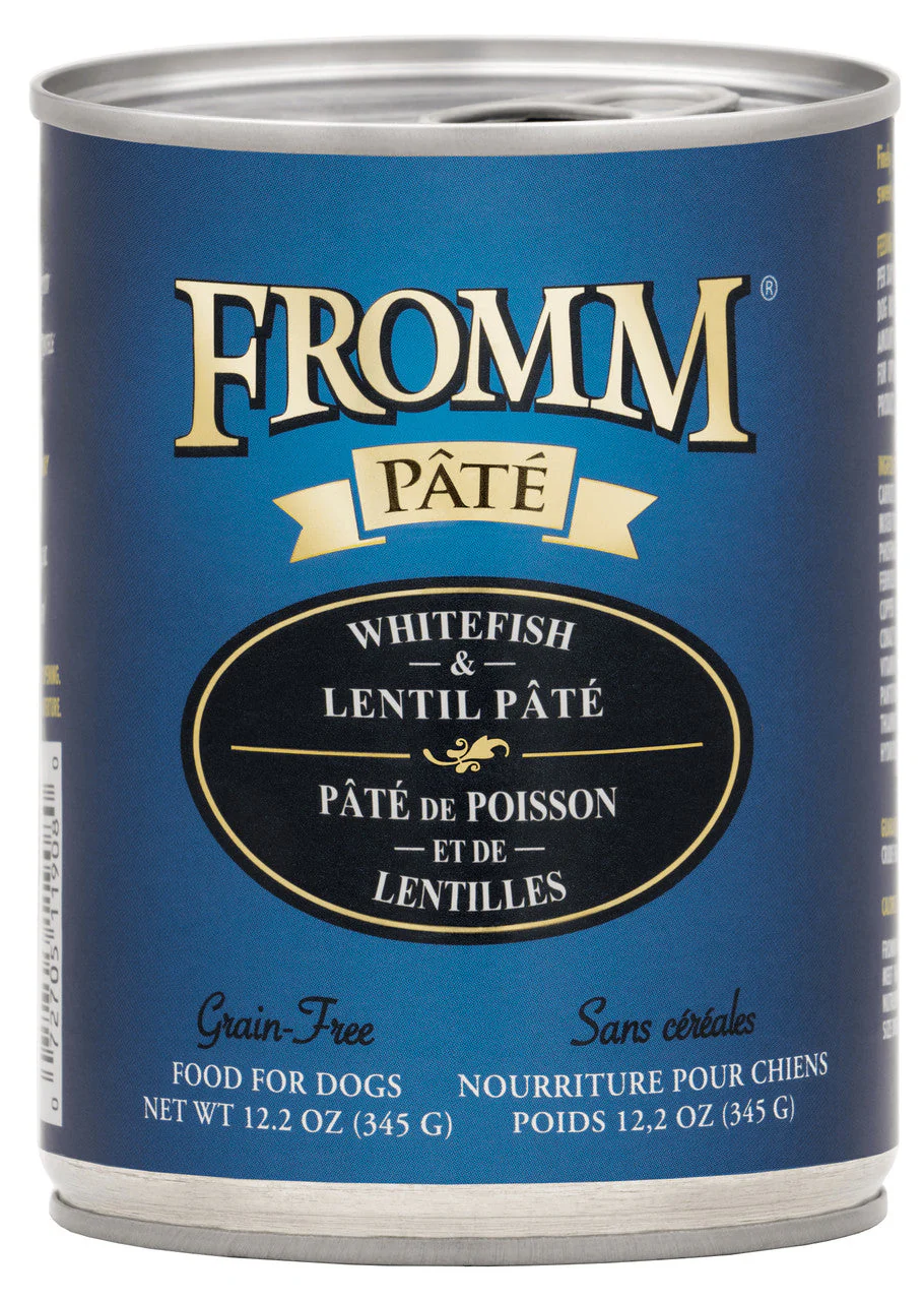 Fromm Whitefish & Lentil Pate Canned Dog Food 12.2 oz - Image 2