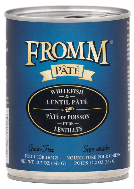 Fromm Whitefish & Lentil Pate Canned Dog Food 12.2 oz - Image 3