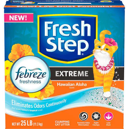 Fresh Step Hawaiian Aloha Febreeze Litter 25lb {L-1}261221
