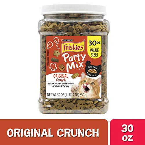 Friskies Partymix Crunch Original Canister 3/30oz {L+1} 050578 - Image 2