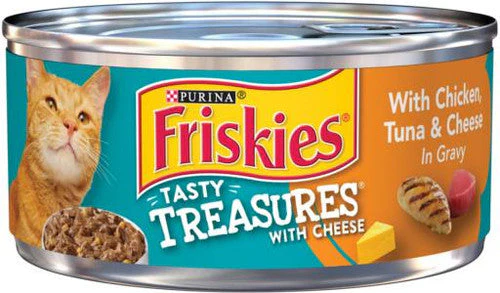 Friskies Tasty Treasures Chicken/Tuna/Cheese 24/5.5oz {L-1} 050329 - Image 2