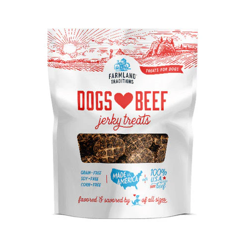Farmland Traditions Dogs Love Beef Jerky Treats 13.5 oz - Image 2