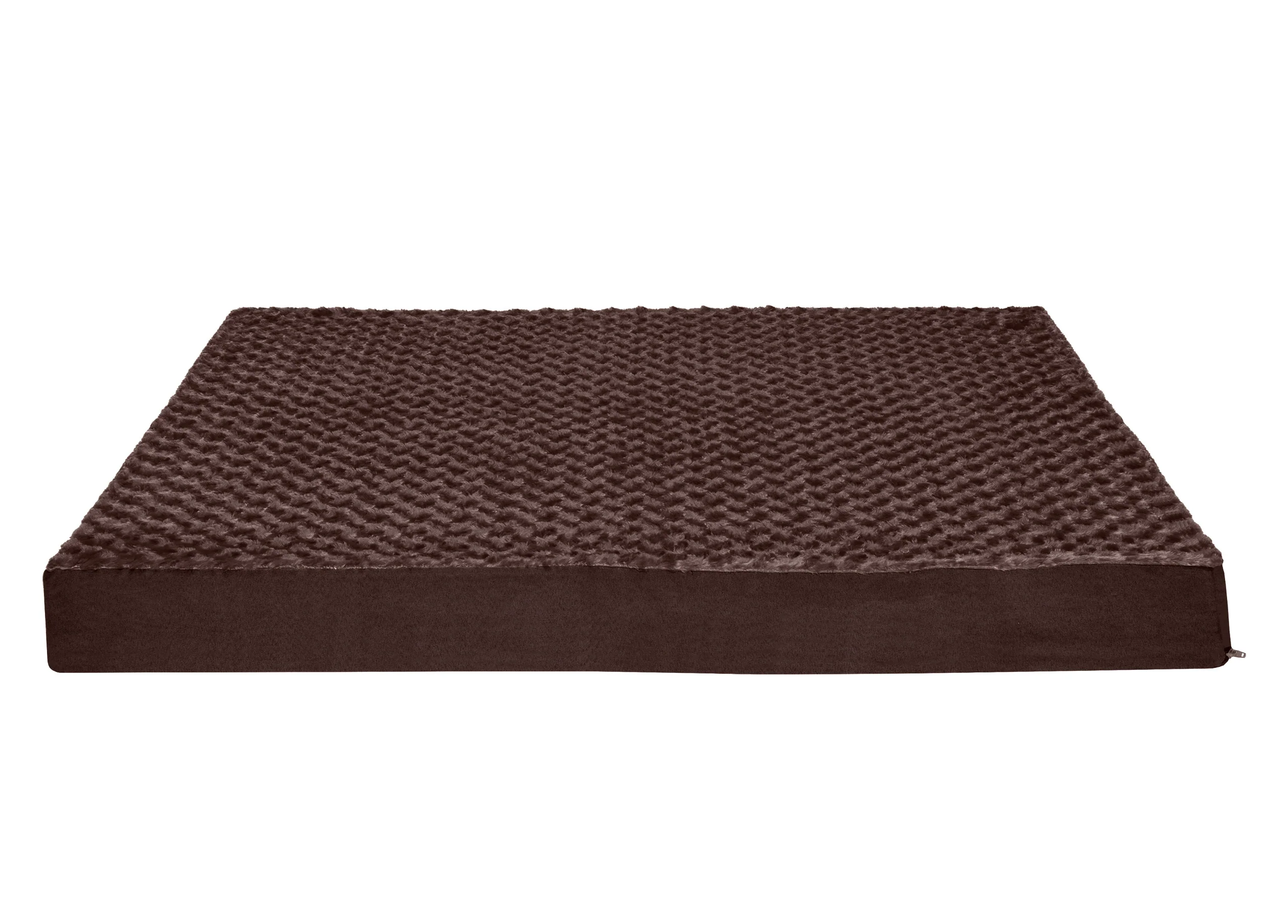 Fur Haven Pet Products Ultra Plush Deluxe Orthopedic Pet Cushion Chocolate Jumbo