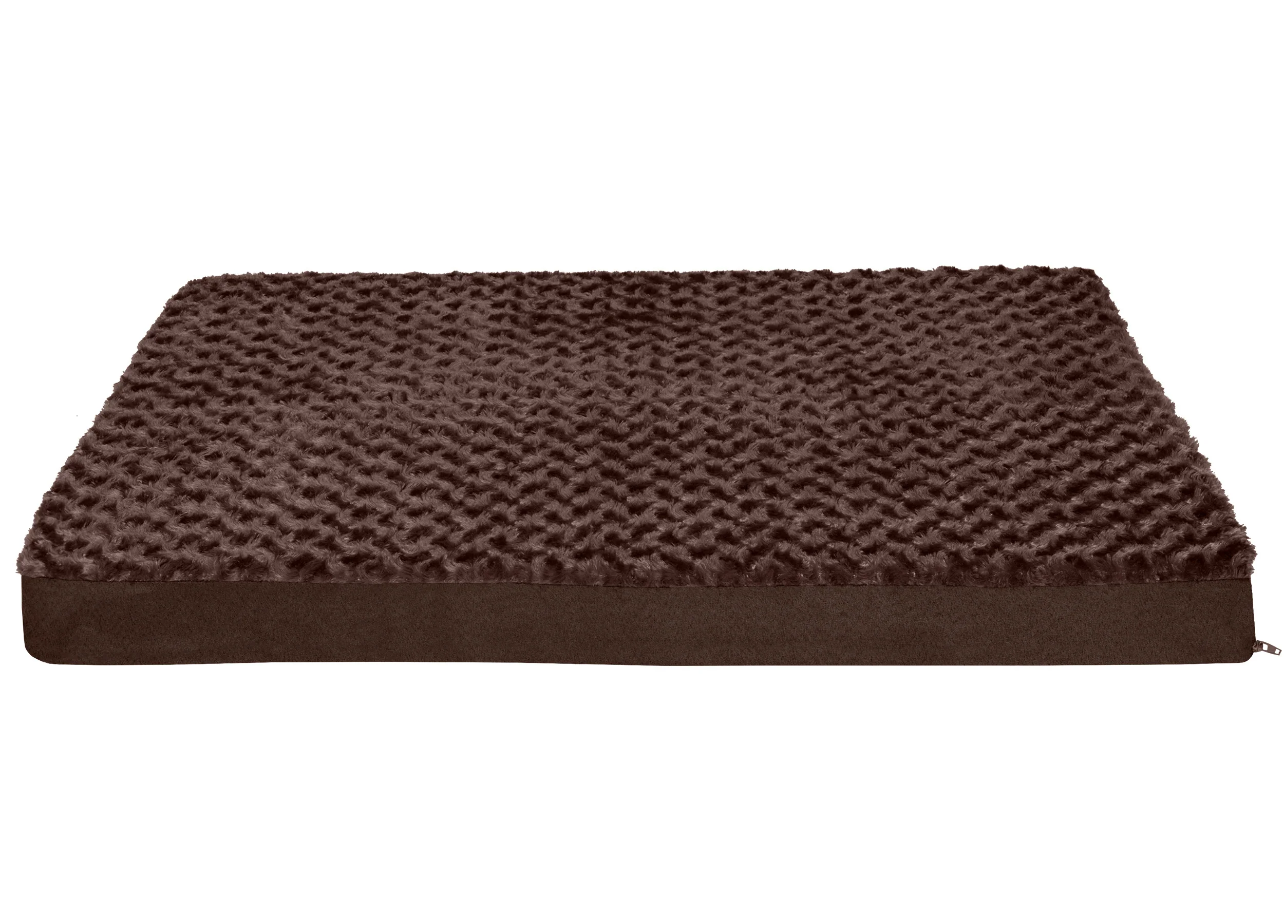 Fur Haven Pet Products Ultra Plush Deluxe Orthopedic Pet Cushion Chocolate Large