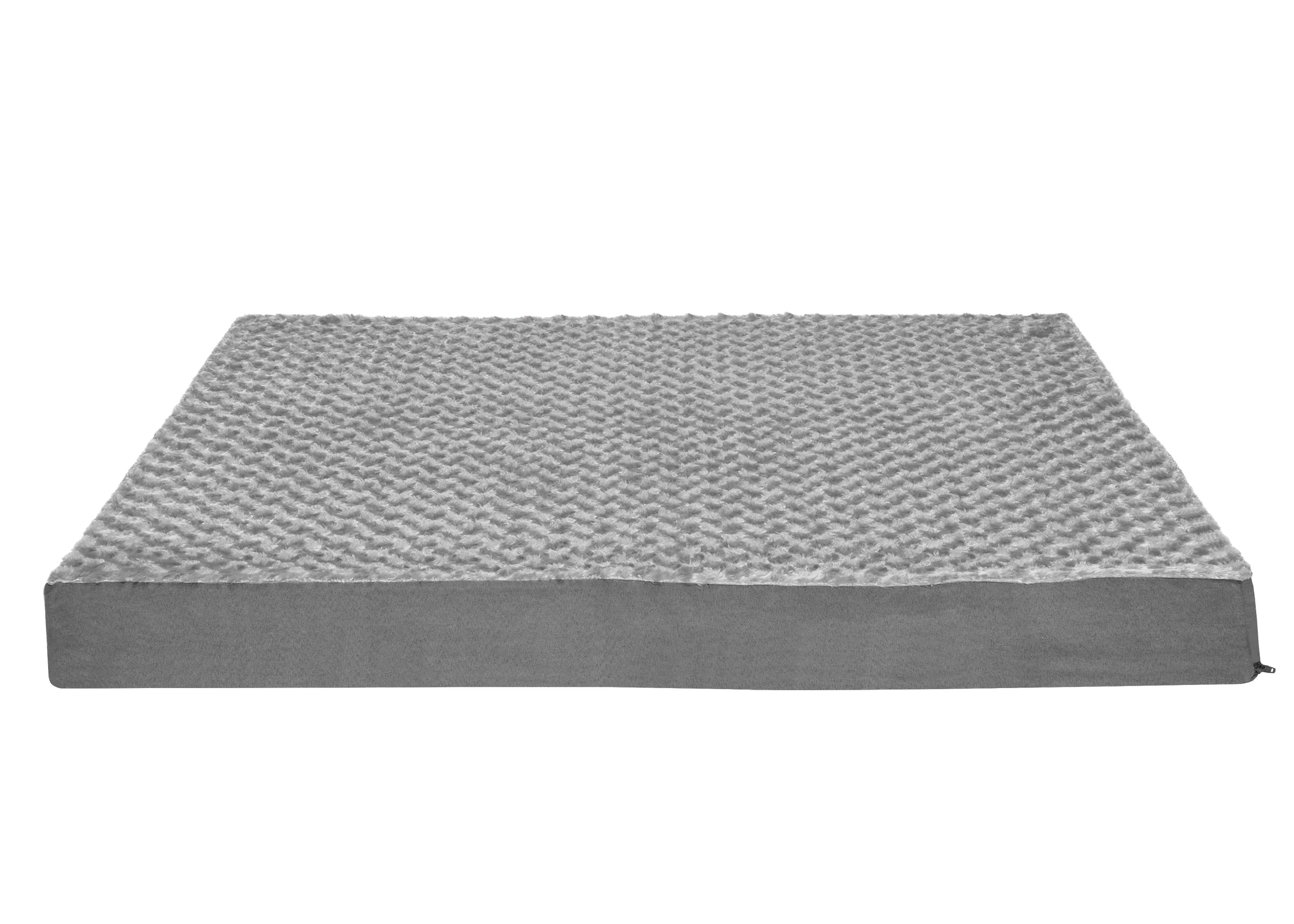 Fur Haven Pet Products Ultra Plush Deluxe Orthopedic Pet Cushion Gray Jumbo