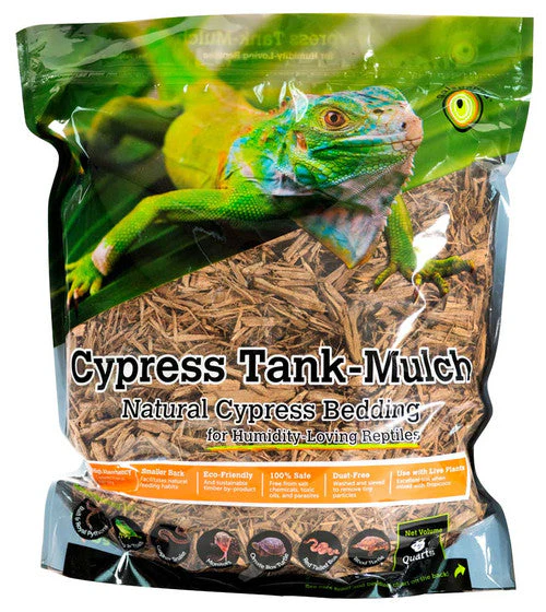 Galapagos Cypress Tank Mulch Natural Cypress Bedding Substrate Brown 8 qt - Image 2
