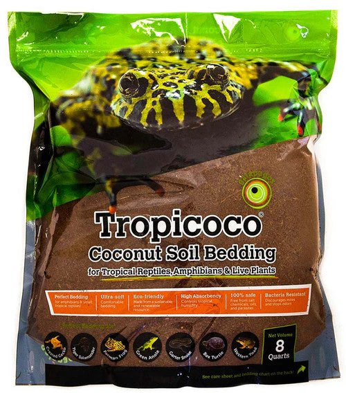 Galapagos Tropicoco Coconut Soil Bedding Substrate Pouch Brown 8 qt - Image 2