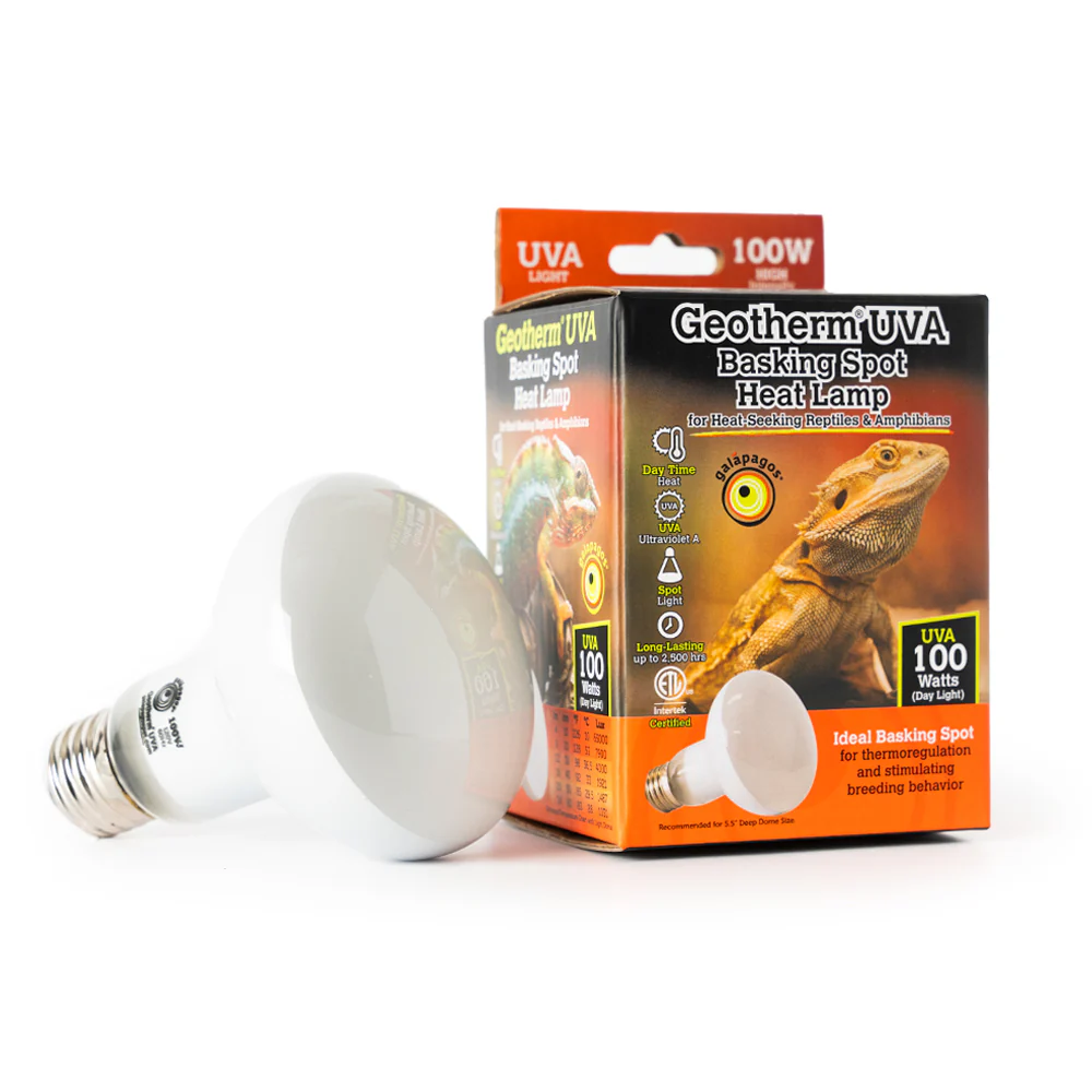 Galapagos Geotherm UVA Basking Spot Heat Lamp 100 W