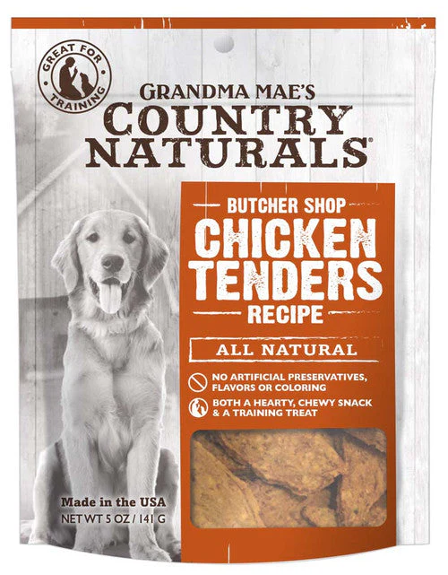 Grandma Mae's Country Naturals Grain Free Chicken Tenders Dog Treats 5 oz - Image 2