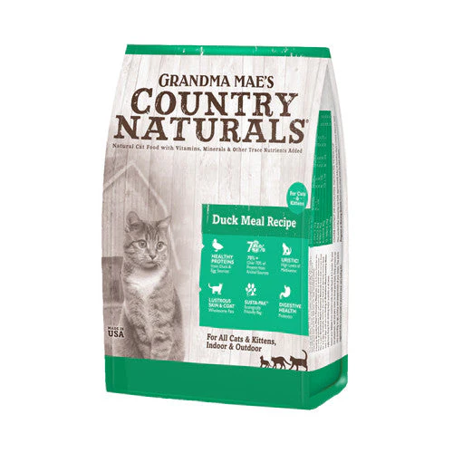 Grandma Mae's Country Naturals Dry Cat & Kitten Food Duck 3lb - Image 2
